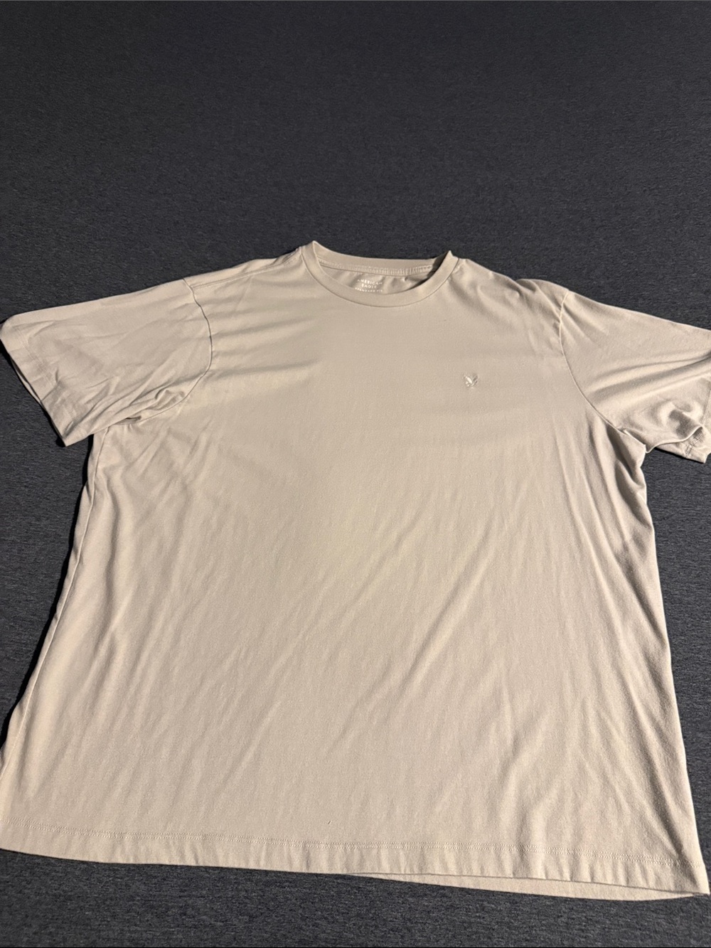 American Eagle Outfitters Short Sleeve Crew Tee - Light Beige